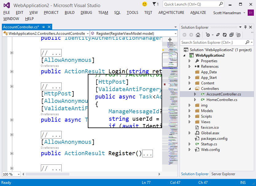 Как работать с visual studio 2013