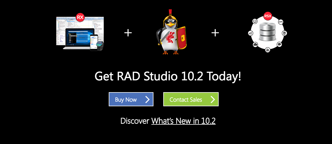 whats new in rad studio 10.2