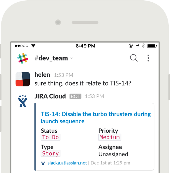 JIRA Cloud App 