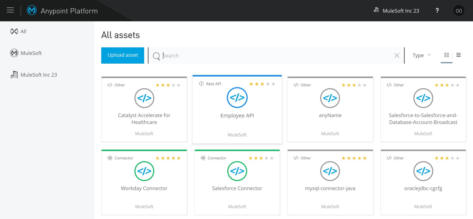 MuleSoft Anypoint Exchange