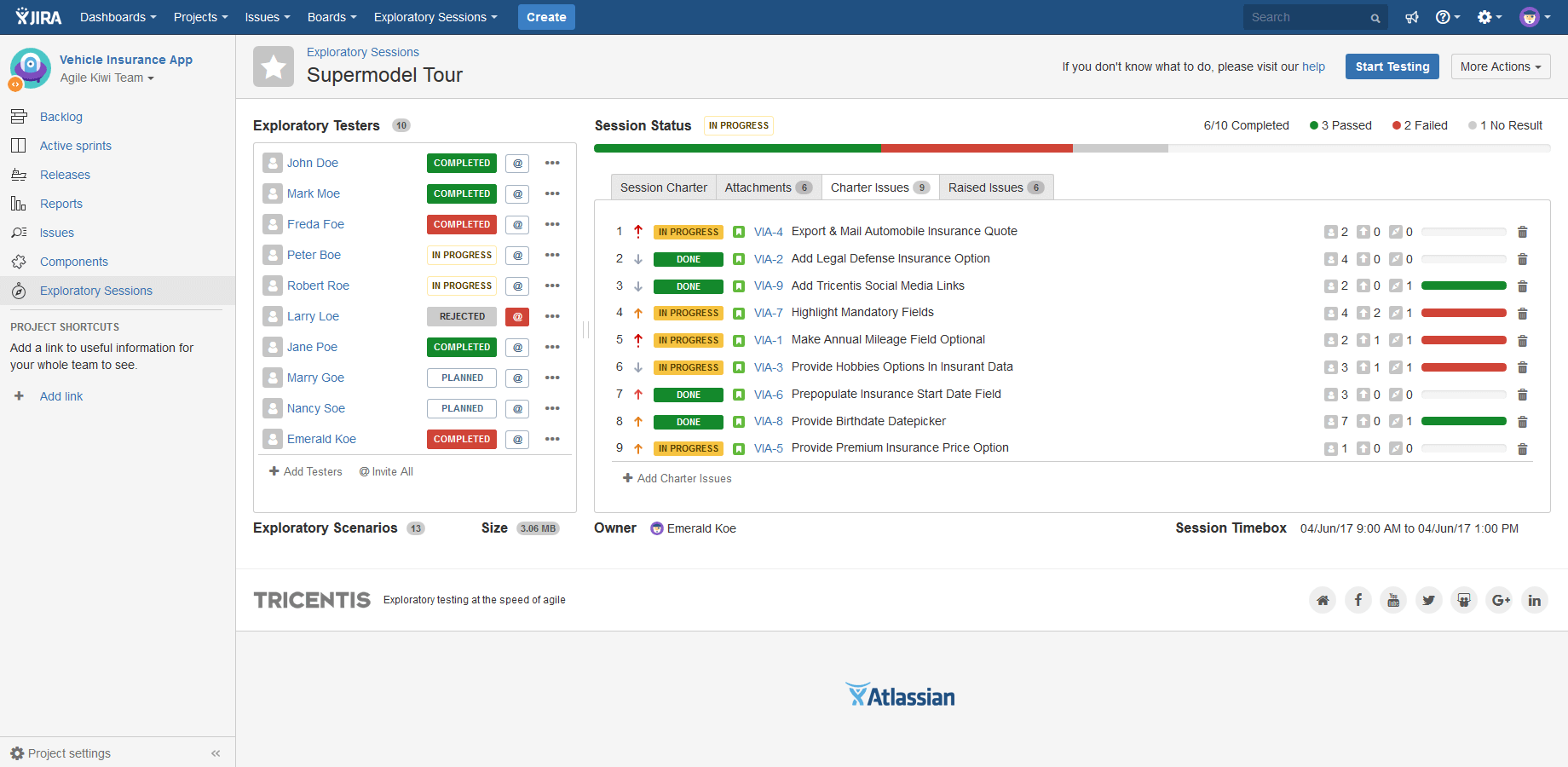 Tricentis' exploratory testing add-on for Atlassian JIRA ...