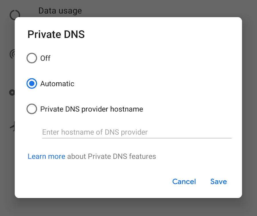 Android tls