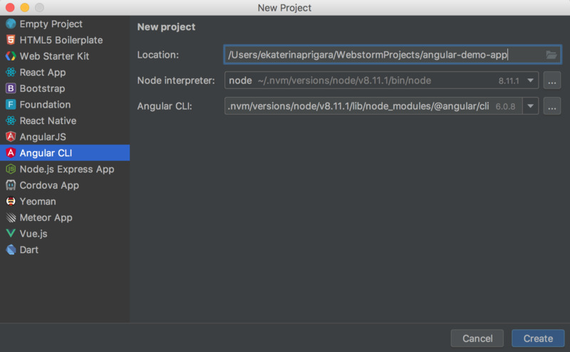 angular cli webstorm run index.html loading