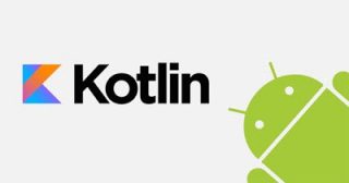 Kotlin logo with Andoid mascot