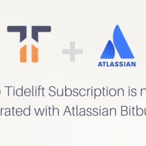 Tidelift and Atlassian logos