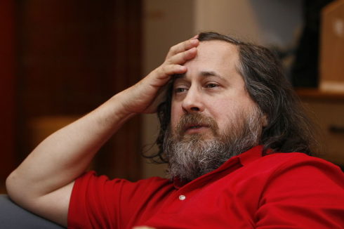 Richard Stallman, founder of the GNU project and free software advocate. Oslo, Norway, 23 February 2009