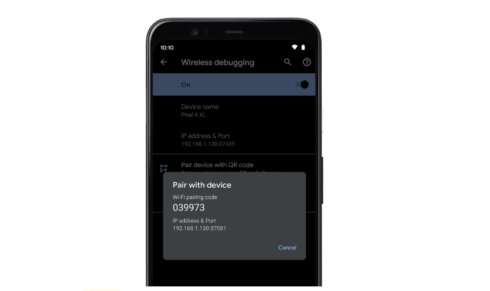 wireless debugging in Android 11 Developer Preview 3