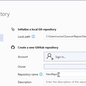 GitHub accounts in Visual Studio 2019
