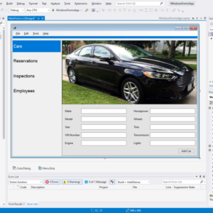 the updated Windows Forms designer