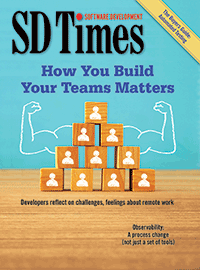 SD Times April 2021 cover