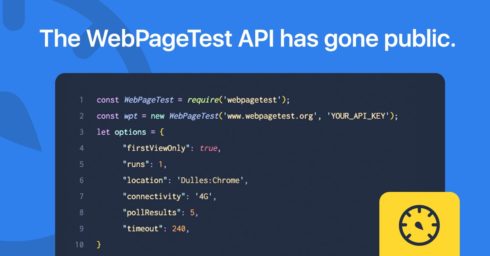 WedPageTest API