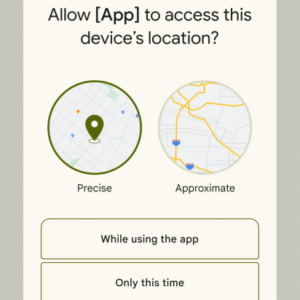 Greater control over location data in Android 12