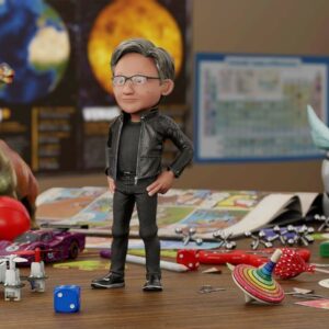 Avatar of NVIDIA CEO Jensen Huang created using Omniverse Avatar