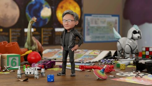 Avatar of NVIDIA CEO Jensen Huang created using Omniverse Avatar