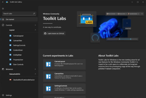 ToolkitLabsSampleApp | jrdhub | Microsoft introduces Windows Community Toolkit Labs | https://jrdhub.com