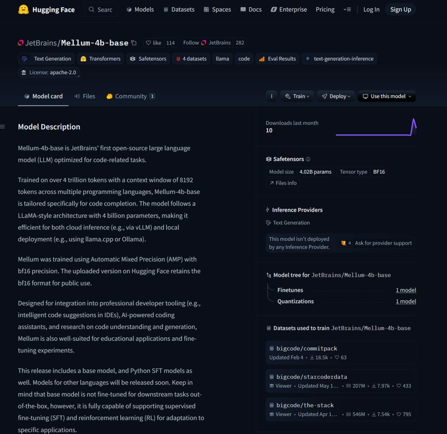 JetBrains open sources its code completion LLM, Mellum - SD Times